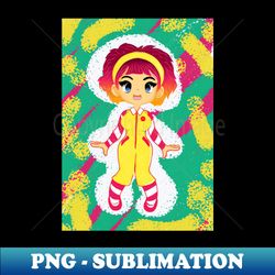 chibi mcdonalds - png sublimation digital download - unleash your creativity