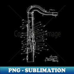 saxophone tenor sax patent cool saxophonist - vintage sublimation png download - bring your designs to life