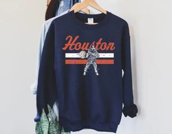 vintage houston baseball space city navy sweatshirt , houston baseball team classic unisex shirt , american baseball, fo