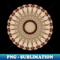 tree bark mandala 2 - sublimation-ready png file - revolutionize your designs