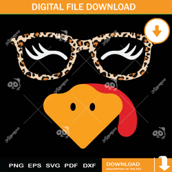 turkey face leopard svg png