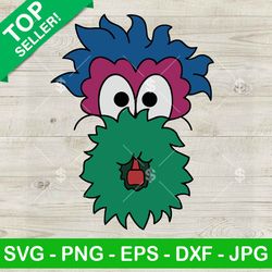 phillies baseball phanatic face svg, philadelphia baseball svg, phanatic svg cricut - wolfpackbundle