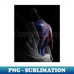 galaxy woman - vintage sublimation png download - fashionable and fearless