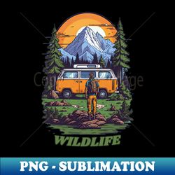 wild wonder embracing natures majesty - a wildlife design journey - high-quality png sublimation download - perfect for personalization