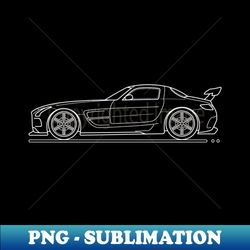 modern super car w - modern sublimation png file - stunning sublimation graphics