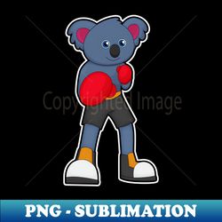 koala at boxing with boxing gloves - aesthetic sublimation digital file - perfect for sublimation art