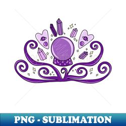 mystical purple fortune teller crystal ball crystals and planchettes design made by endlessemporium - unique sublimation png download - stunning sublimation graphics