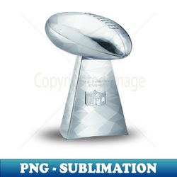 nfl championship trophy  geometric  vince lombardi trophy - high-resolution png sublimation file - vibrant and eye-catching typography