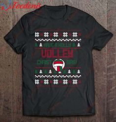 funny volleyball ugly christmas volleyball shirt, womens christmas t shirts family  wear love, share beauty