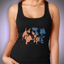 charizad pokemon evolution women&8217s tank top