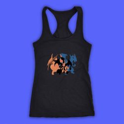 charizad pokemon evolution women&8217s tank top racerback