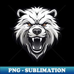angry grizzly - stylish sublimation digital download - perfect for sublimation mastery