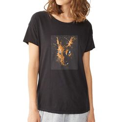 charizard pokemon gaming splatter distressed effect women&8217s t shirt