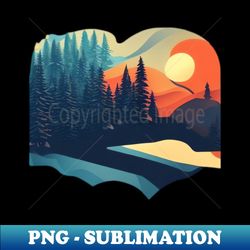 vector visions retro usa scapes in minimalist form - instant sublimation digital download - revolutionize your designs