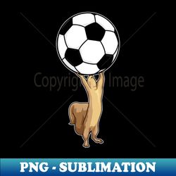 squirrel with soccer ball - png transparent sublimation file - enhance your apparel with stunning detail