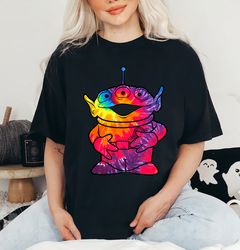 disney pixar toy story tiedye alien portrait tshirt, toy story aliens shirt, disneyland vacation trip gift unisex adult