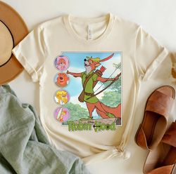 disney robin hood classic film retro vintage shirt,magic kingdom,disneyland family trip vacation 2023 gift,birthday gift