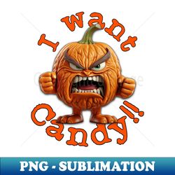 candy crazed pumpkin - professional sublimation digital download - perfect for creative projects