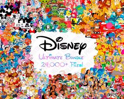 disney mega svg bundle svg, disney mickey mouse, minnie, frozen, moana, ariel, elsa, stitch, toy story, pooh png svg