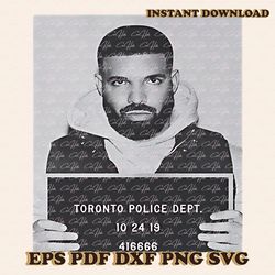 drake mugshot hip hop music png sublimation download