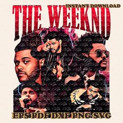 the weeknd vintage retro 90s png sublimation download