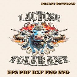 lactose intolerant funny message png sublimation download