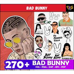 270 bad bunny logo svg, bad bunny svg, bad bunny png,bad bunny symbol, bad bunny heart logo , bad bunny logo heart