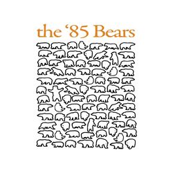 unique the 85 bears nfl chicago bears svg design file