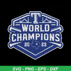 texas rangers 2023 world champs svg cutting digital file
