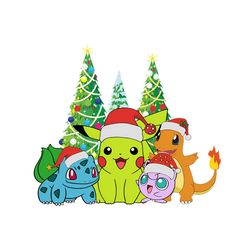 christmas pokemon anime lovers png download file