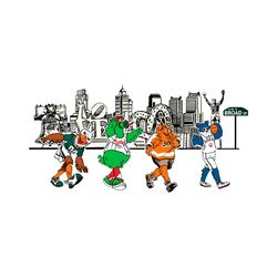 philly mascots its a philly thing svg graphic designs file