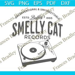 vintage smelly cat friends estd 1995 svg for cricut files