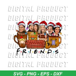 funny friends tv show christmas vibe png download