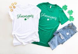 shenanigans shirt, st patrick's day gift, lucky women tee, irish shirt, shamrock shirt, st patty's day