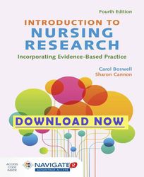 introduction to nursing research incorporating evidence-based practice