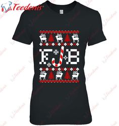 fjb ugly christmas candy cane shirt, christmas t-shirt design  wear love, share beauty