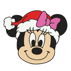 minnie head christmas svg, disney christmas svg, minnie svg, christmas svg, holidays svg, digital download