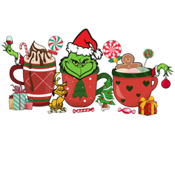 christmas grinch coffee png, grinch coffee xmas png, christmas coffee png, coffee png, christmas png, instant download