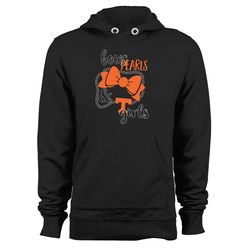 tennessee bows pearls and ut girls, unisex hoodie