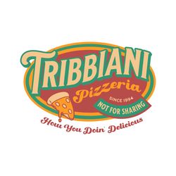 tribbiani pizzeria since 1994 svg graphic design file