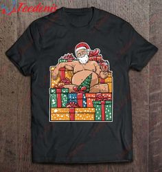 funny christmas eve gift for santa claus shirt, christmas shirts funny  wear love, share beauty