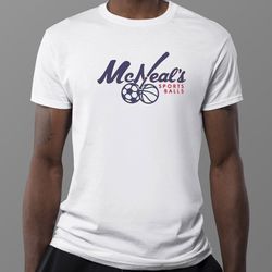 mcneals sports balls t-shirt