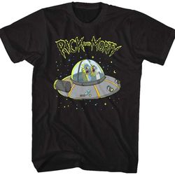 galaxy space cruiser rick and morty t-shirt