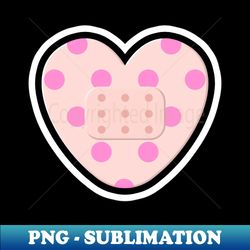 heart bandage - modern sublimation png file - perfect for personalization