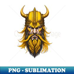 yellow viking - premium png sublimation file - add a festive touch to every day