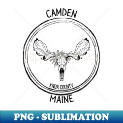 camden maine moose - exclusive png sublimation download - perfect for sublimation mastery