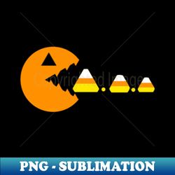 jack o lantern vs candy corn - png transparent sublimation file - transform your sublimation creations