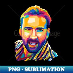 nicolas wpap pop art - aesthetic sublimation digital file - stunning sublimation graphics