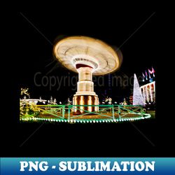 tivoli carousel  swiss artwork photography - high-quality png sublimation download - perfect for sublimation art