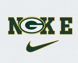 nike green bay packers embroidery effect, nike svg, football team svg, nfl logo, nfl,nfl design 49